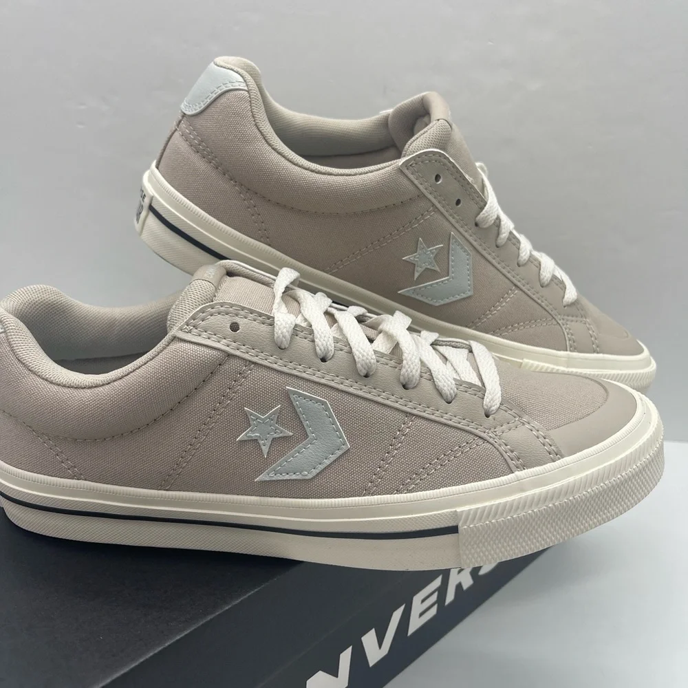 CONVERSE Men's A13223F
SPORT CASUAL OX PAPYRUS/RAINWASHED GREY/EGRET Sneakers - Picture 7 of 16